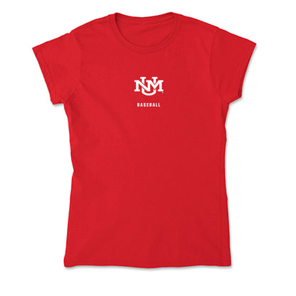 New Mexico - NCAA Baseball : Akili Carris - Soft Style Women’s T-Shirt-0
