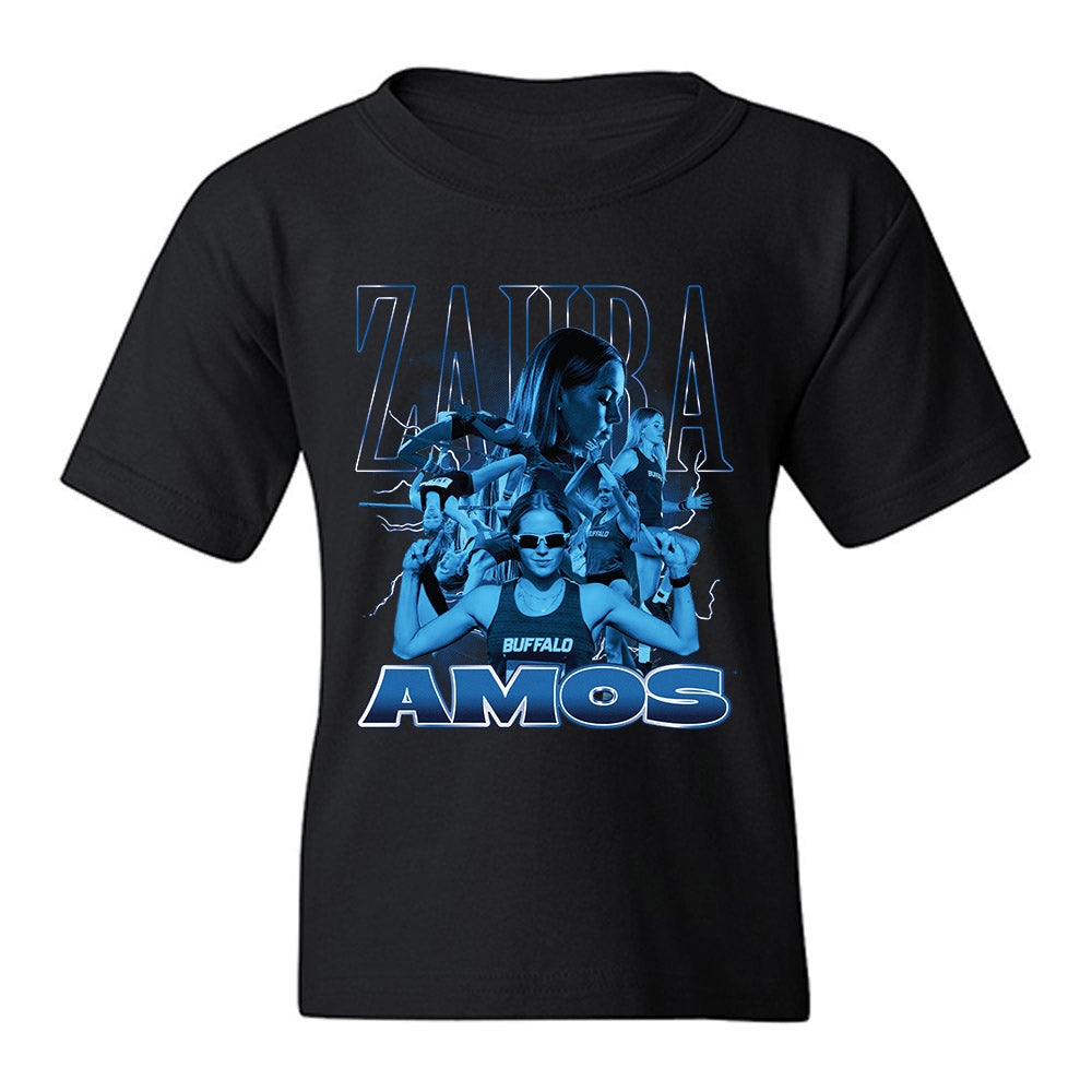 Buffalo - NCAA Women's Track & Field : Zahra Amos - Player Collage Youth T-Shirt-0