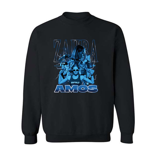 Buffalo - NCAA Women's Track & Field : Zahra Amos - Player Collage Crewneck Sweatshirt-0