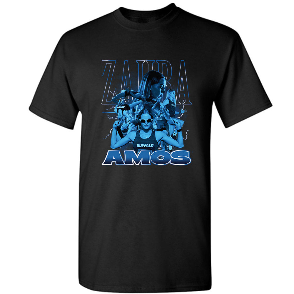 Buffalo - NCAA Women's Track & Field : Zahra Amos - Player Collage T-Shirt-0