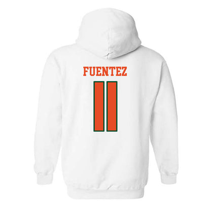 Miami - Women's Volleyball Alumni : Blair Fuentez - Replica Shersey Hooded Sweatshirt