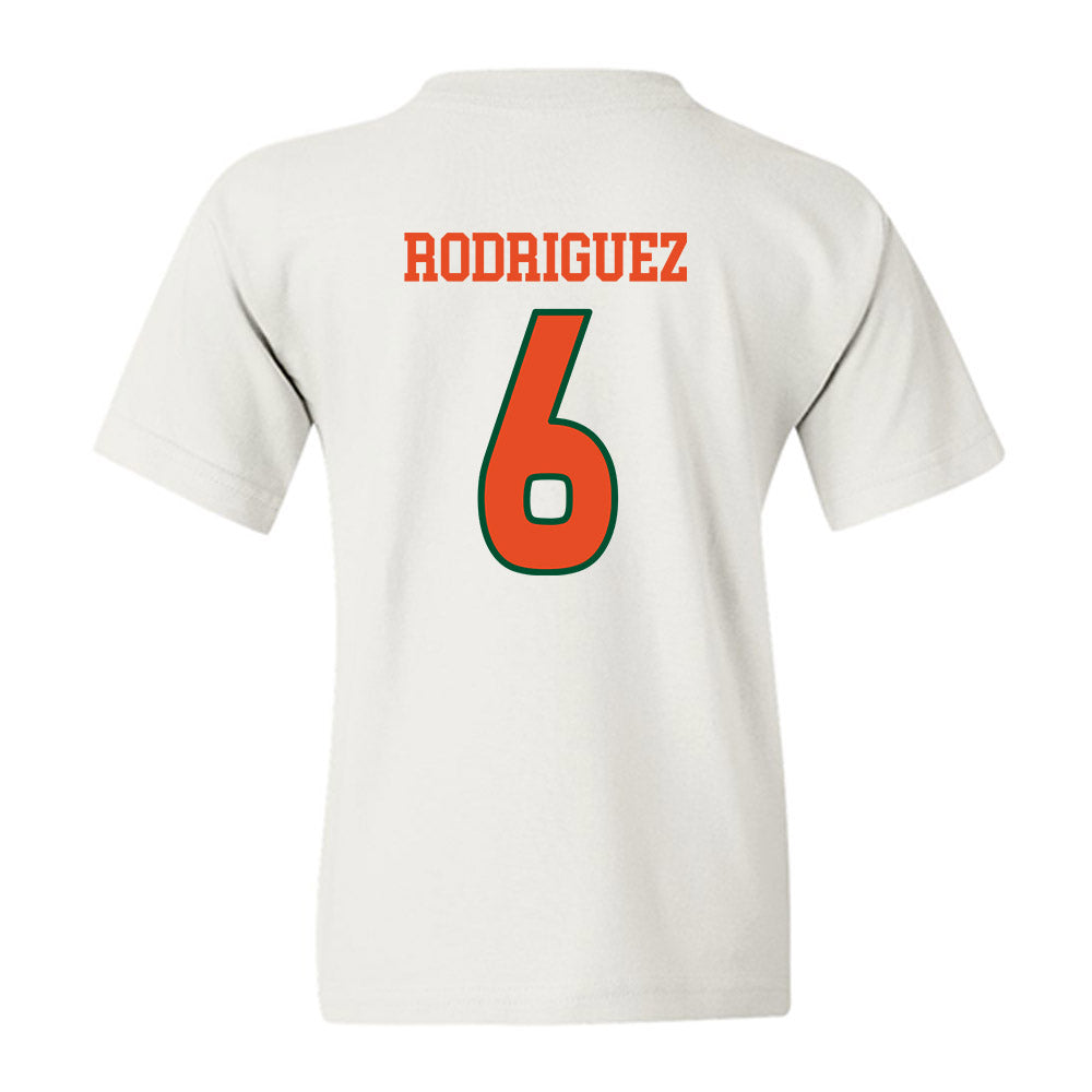 Miami - NCAA Women's Volleyball : Ariana Rodriguez - Replica Shersey Youth T-Shirt