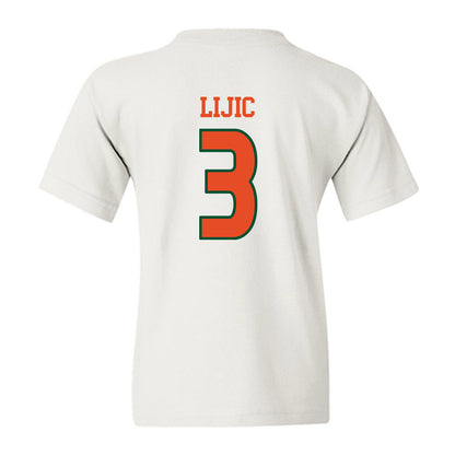 Miami - NCAA Women's Volleyball : Kate Lijic - Replica Shersey Youth T-Shirt-1