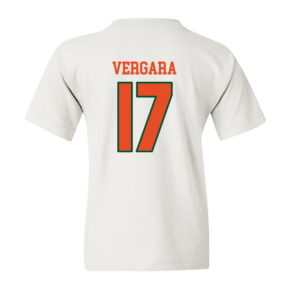 Miami - NCAA Women's Volleyball : Jazmin Vergara - Replica Shersey Youth T-Shirt-1