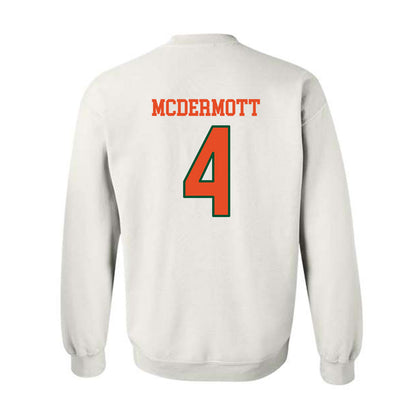 Miami - Women's Volleyball Alumni : Brooke McDermott - Replica Shersey Crewneck Sweatshirt