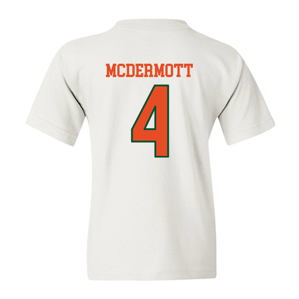 Miami - Women's Volleyball Alumni : Brooke McDermott - Replica Shersey Youth T-Shirt