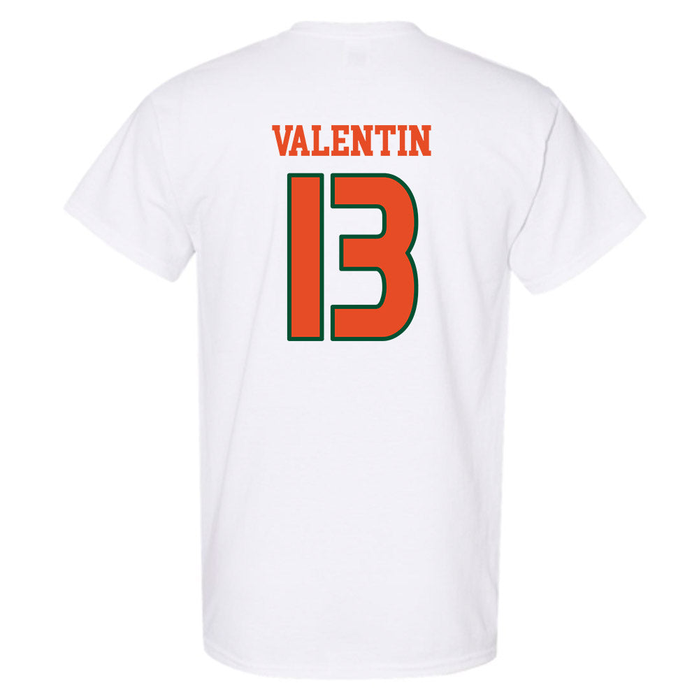 Miami - NCAA Women's Volleyball : Marla Valentin - Replica Shersey T-Shirt