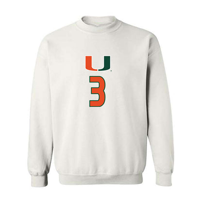 Miami - NCAA Women's Volleyball : Kate Lijic - Replica Shersey Crewneck Sweatshirt-0