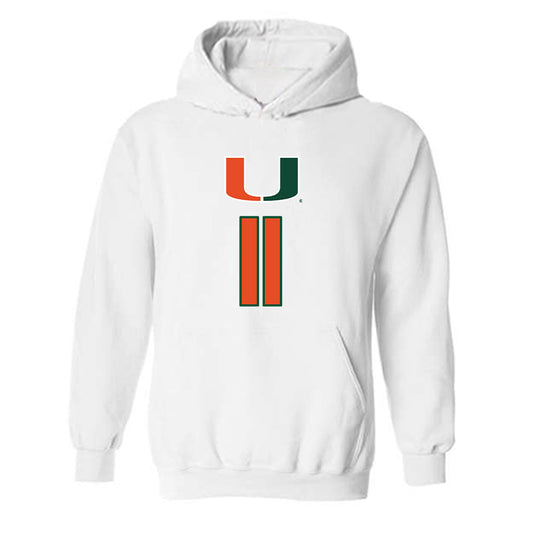 Miami - Women's Volleyball Alumni : Blair Fuentez - Replica Shersey Hooded Sweatshirt