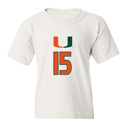 Miami - NCAA Women's Volleyball : Amina Ndiaye - Replica Shersey Youth T-Shirt-0
