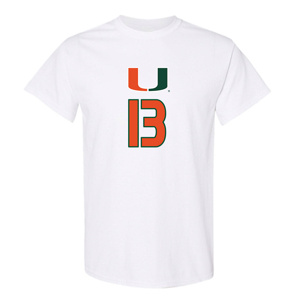 Miami - NCAA Women's Volleyball : Marla Valentin - Replica Shersey T-Shirt