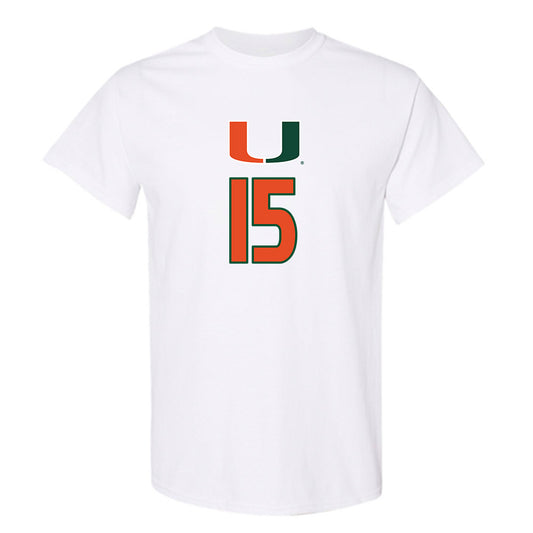 Miami - NCAA Women's Volleyball : Amina Ndiaye - Replica Shersey T-Shirt-0
