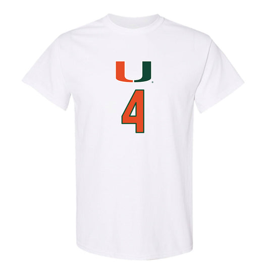 Miami - NCAA Women's Volleyball : Logan Wiley - Replica Shersey T-Shirt-0