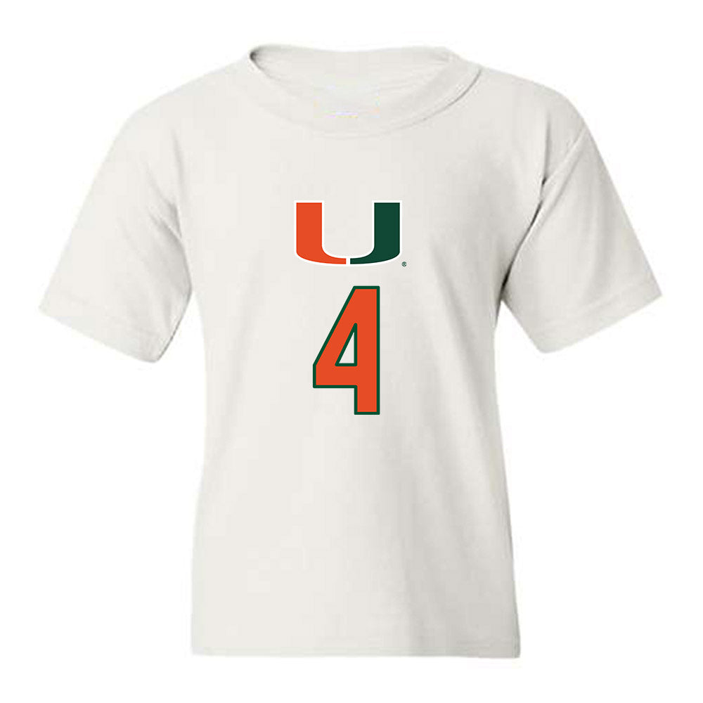 Miami - NCAA Women's Volleyball : Logan Wiley - Replica Shersey Youth T-Shirt-0