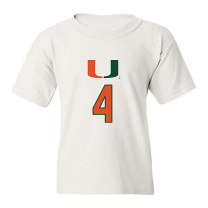Miami - NCAA Women's Volleyball : Logan Wiley - Replica Shersey Youth T-Shirt-0