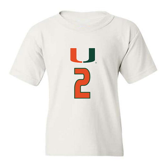 Miami - NCAA Women's Volleyball : Naylani Feliciano - Replica Shersey Youth T-Shirt-0