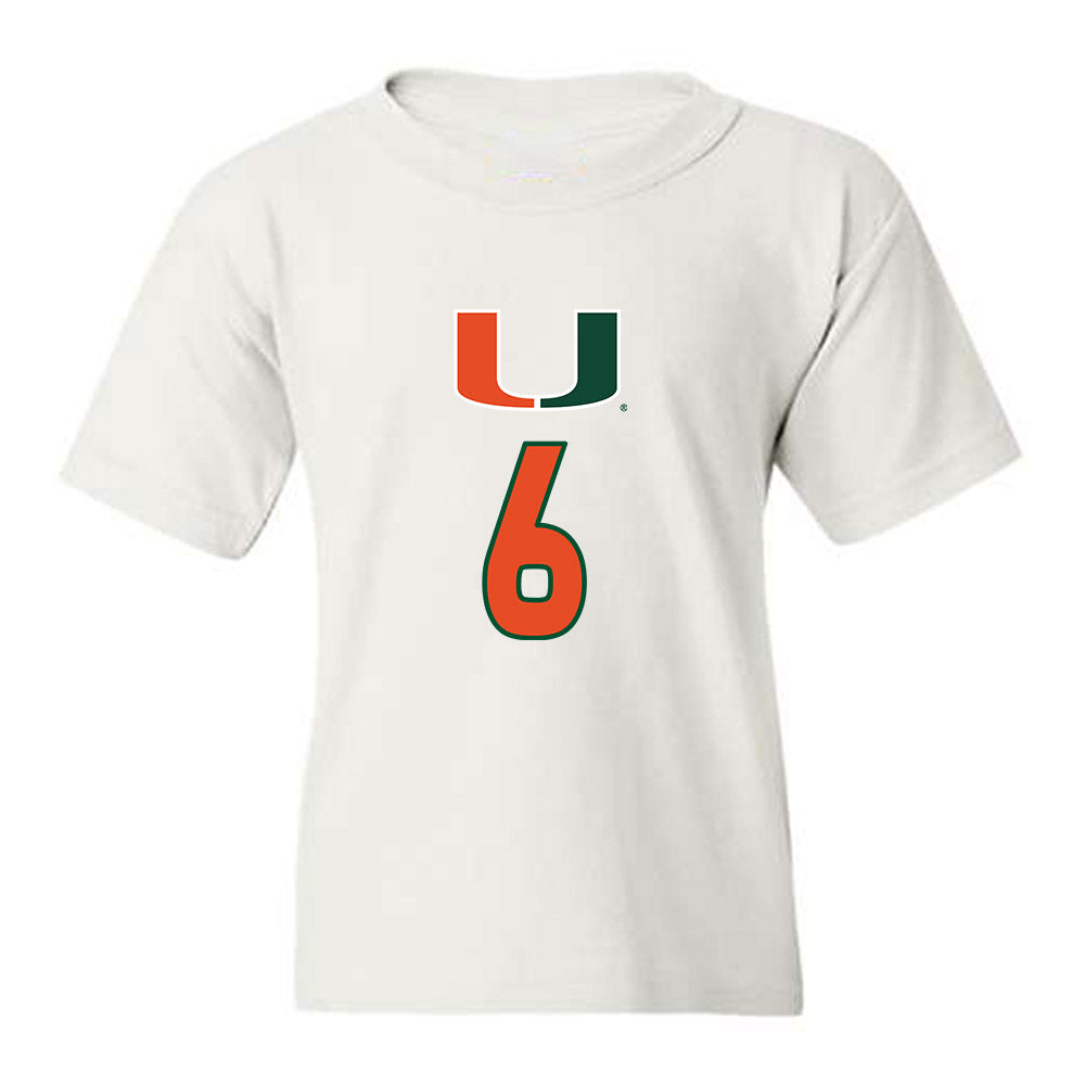 Miami - NCAA Women's Volleyball : Ariana Rodriguez - Replica Shersey Youth T-Shirt