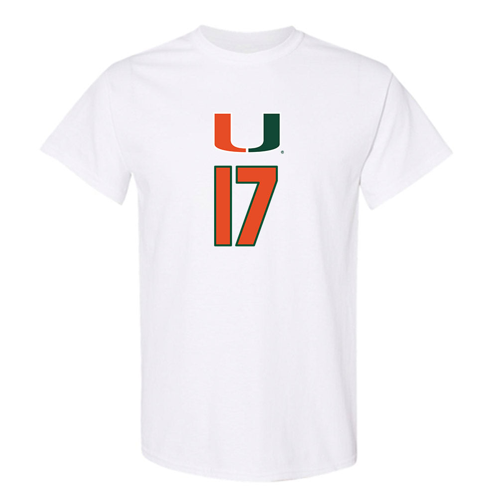 Miami - NCAA Women's Volleyball : Jazmin Vergara - Replica Shersey T-Shirt-0