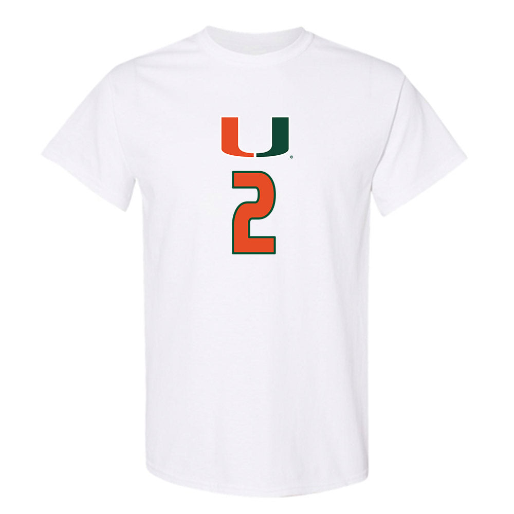 Miami - NCAA Women's Volleyball : Naylani Feliciano - Replica Shersey T-Shirt-0
