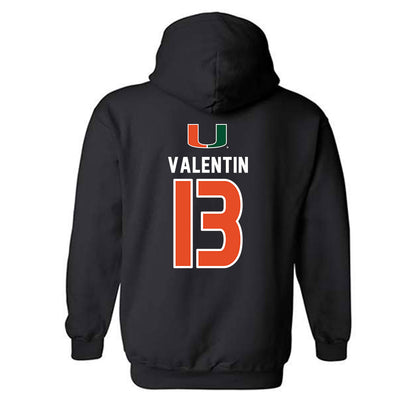 Miami - NCAA Women's Volleyball : Marla Valentin - Hooded Sweatshirt