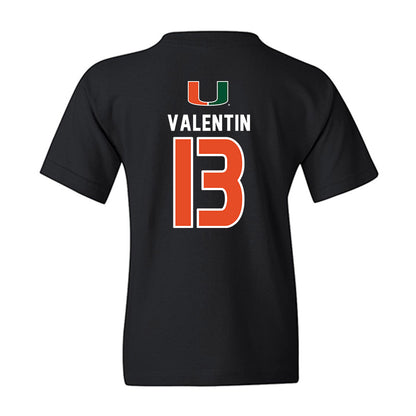 Miami - NCAA Women's Volleyball : Marla Valentin - Youth T-Shirt