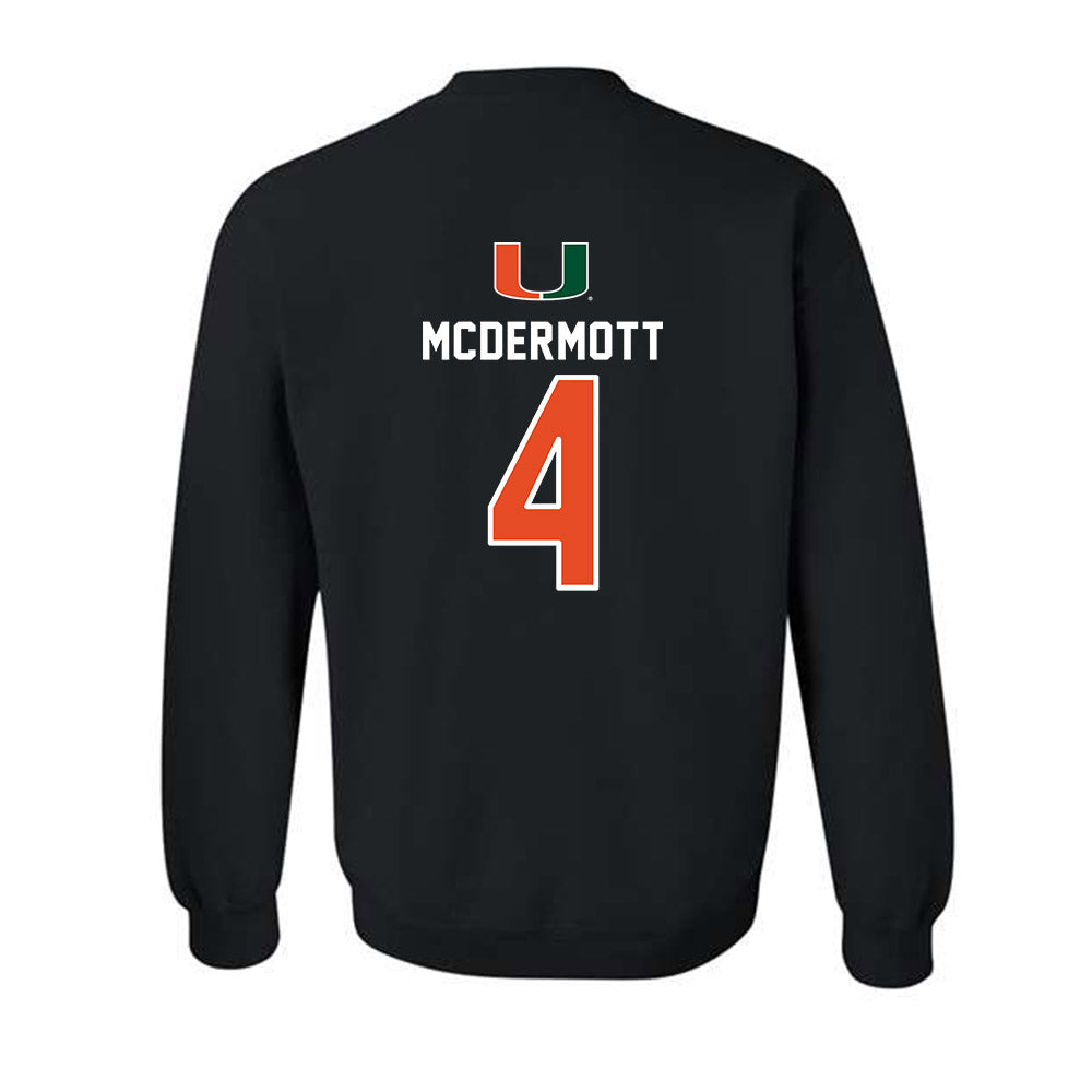 Miami - Women's Volleyball Alumni : Brooke McDermott - Crewneck Sweatshirt