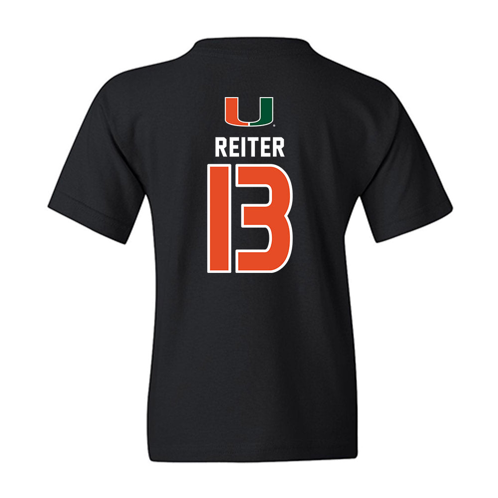 Miami - NCAA Women's Volleyball : Billie Reiter - Youth T-Shirt-1