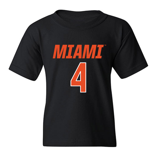 Miami - NCAA Women's Volleyball : Logan Wiley - Youth T-Shirt-0