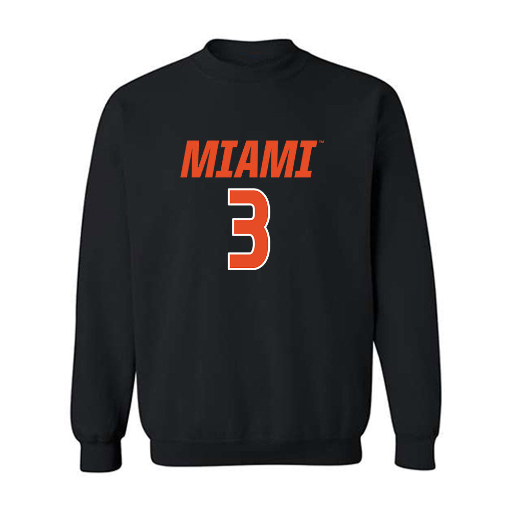 Miami - NCAA Women's Volleyball : Kate Lijic - Crewneck Sweatshirt-0