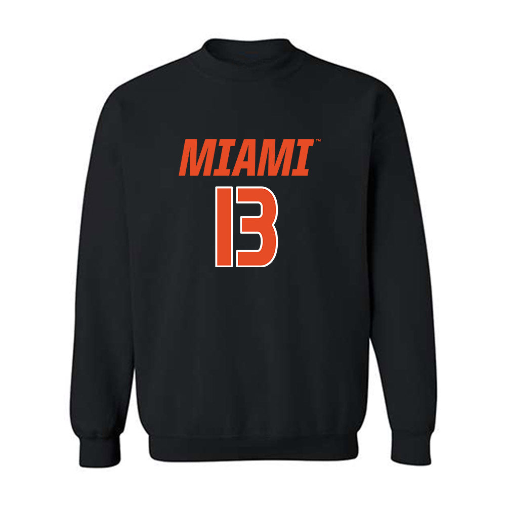 Miami - NCAA Women's Volleyball : Billie Reiter - Crewneck Sweatshirt-0