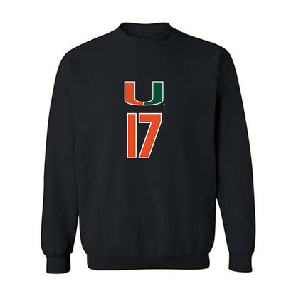 Miami - NCAA Women's Volleyball : Jazmin Vergara - Crewneck Sweatshirt-0