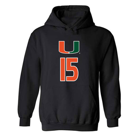 Miami - NCAA Women's Volleyball : Amina Ndiaye - Hooded Sweatshirt-0