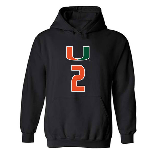 Miami - NCAA Women's Volleyball : Naylani Feliciano - Hooded Sweatshirt-0