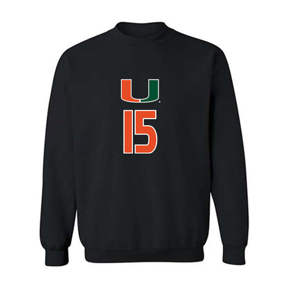 Miami - NCAA Women's Volleyball : Amina Ndiaye - Crewneck Sweatshirt-0