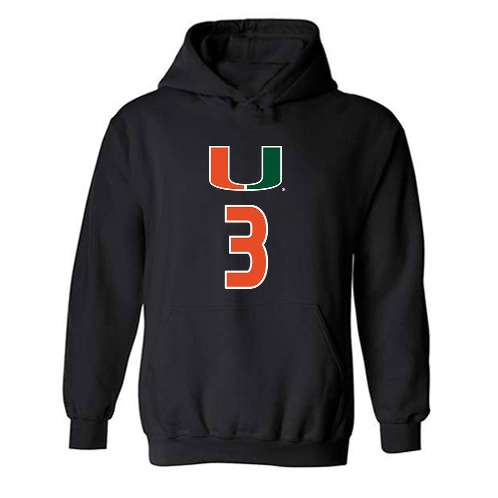 Miami - NCAA Women's Volleyball : Kate Lijic - Hooded Sweatshirt-0