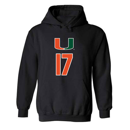 Miami - NCAA Women's Volleyball : Jazmin Vergara - Hooded Sweatshirt-0
