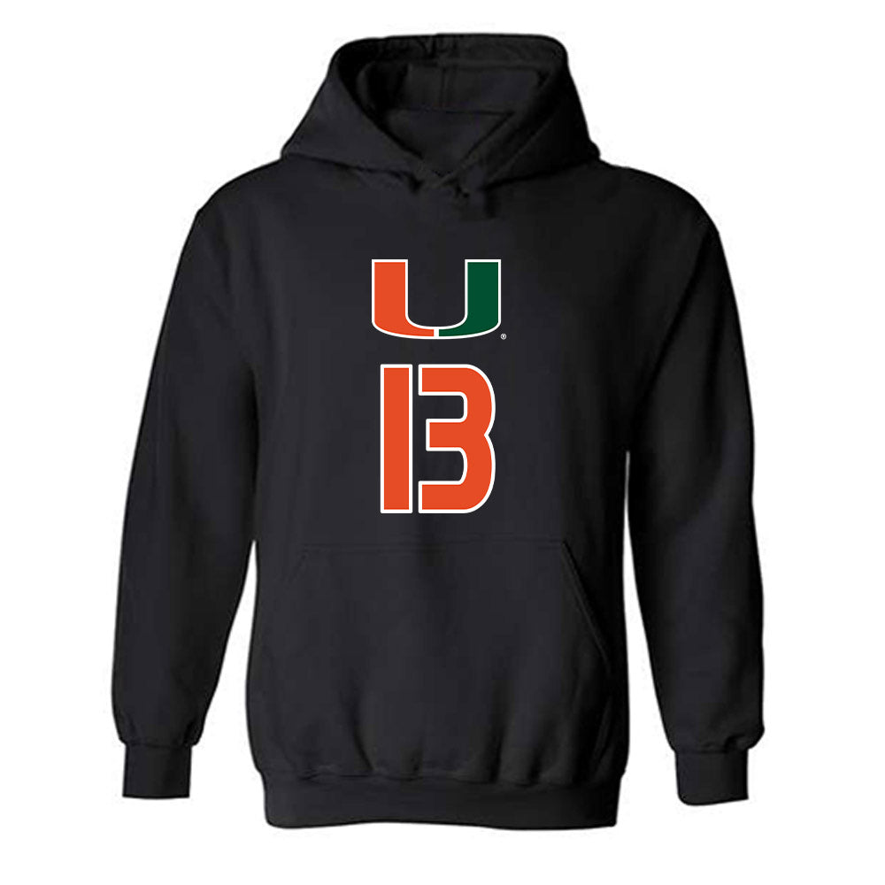 Miami - NCAA Women's Volleyball : Marla Valentin - Hooded Sweatshirt