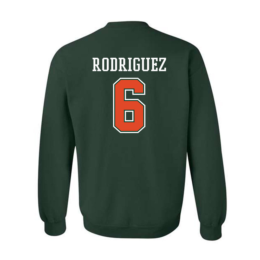 Miami - NCAA Women's Volleyball : Ariana Rodriguez - Graphic Crewneck Sweatshirt-1