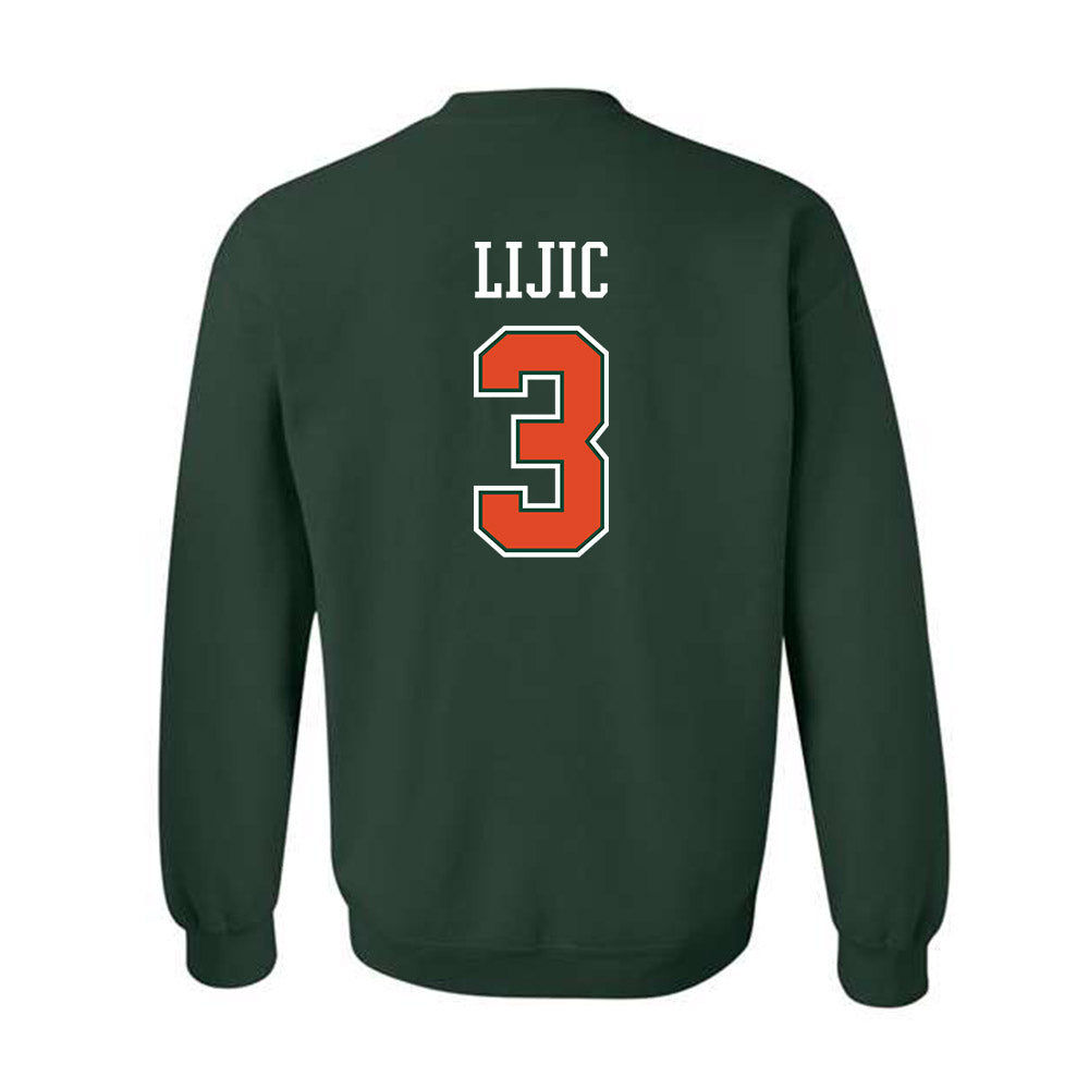 Miami - NCAA Women's Volleyball : Kate Lijic - Graphic Crewneck Sweatshirt-1