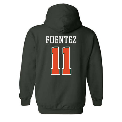 Miami - NCAA Women's Volleyball : Blair Fuentez - Graphic Hooded Sweatshirt-1