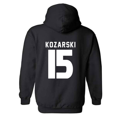 Miami - NCAA Women's Soccer : Gisselle Kozarski - Replica Shersey Hooded Sweatshirt-1