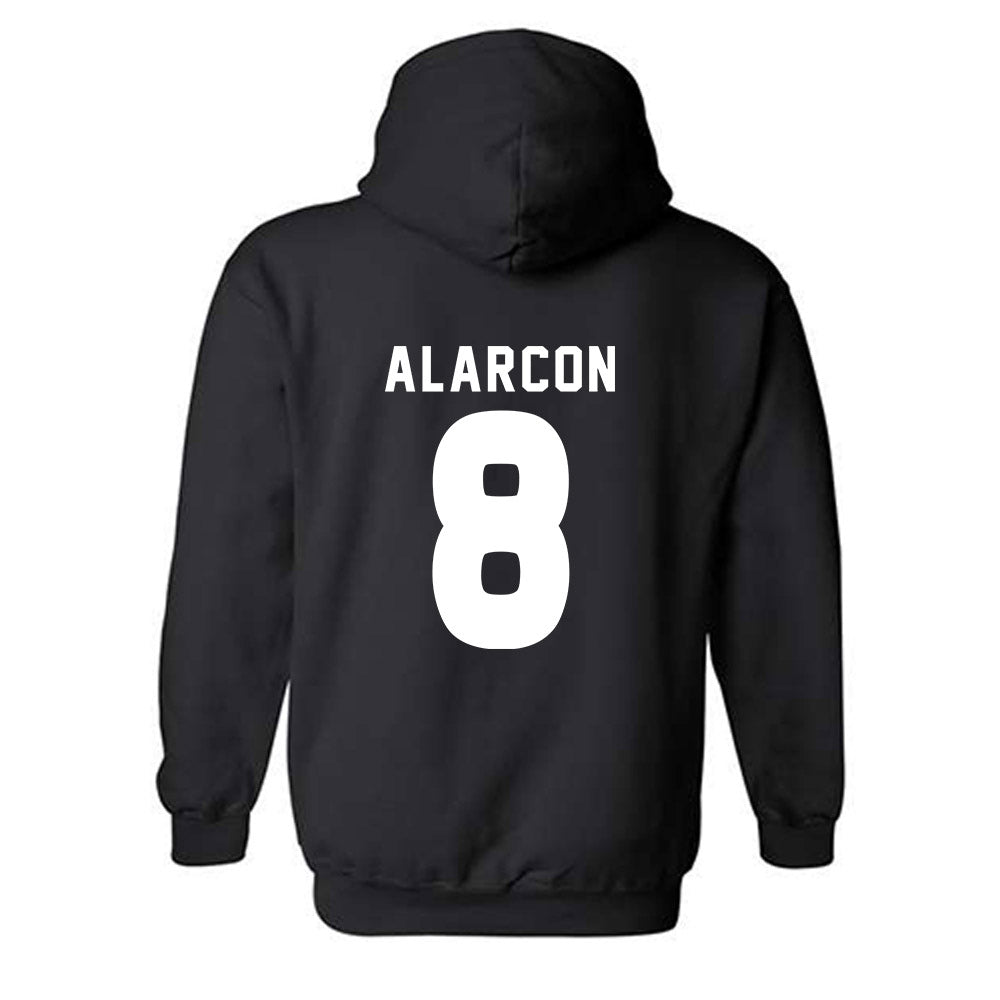 Miami - NCAA Women's Soccer : Ciara Alarcon - Replica Shersey Hooded Sweatshirt-1