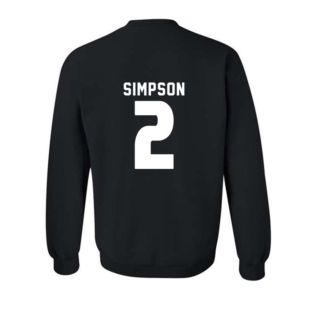 Miami - NCAA Women's Soccer : Emilie Simpson - Replica Shersey Crewneck Sweatshirt-1