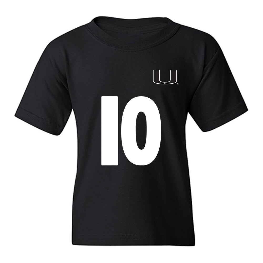 Miami - NCAA Women's Soccer : Eabha Omahony - Replica Shersey Youth T-Shirt-0