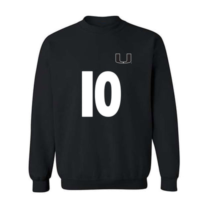 Miami - NCAA Women's Soccer : Eabha Omahony - Replica Shersey Crewneck Sweatshirt-0