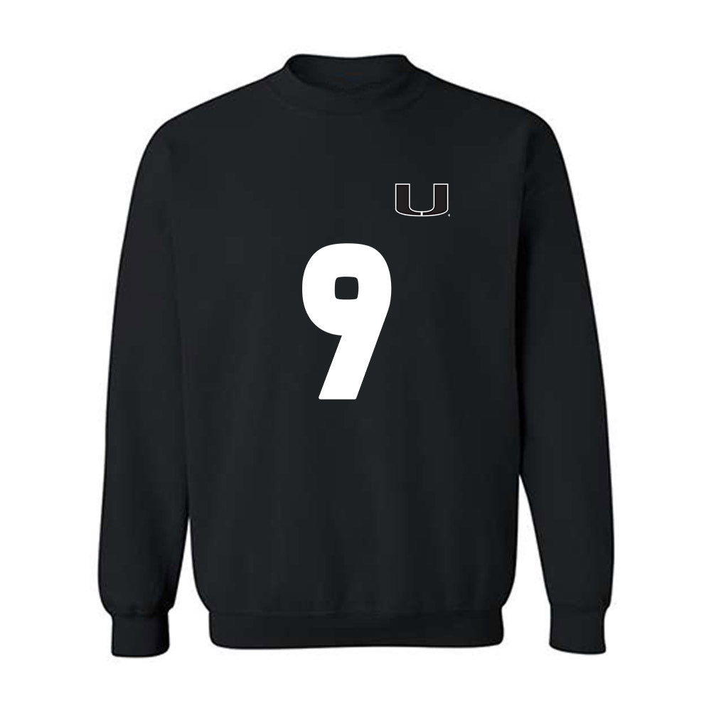 Miami - NCAA Women's Soccer : Giovana Canali - Replica Shersey Crewneck Sweatshirt-0