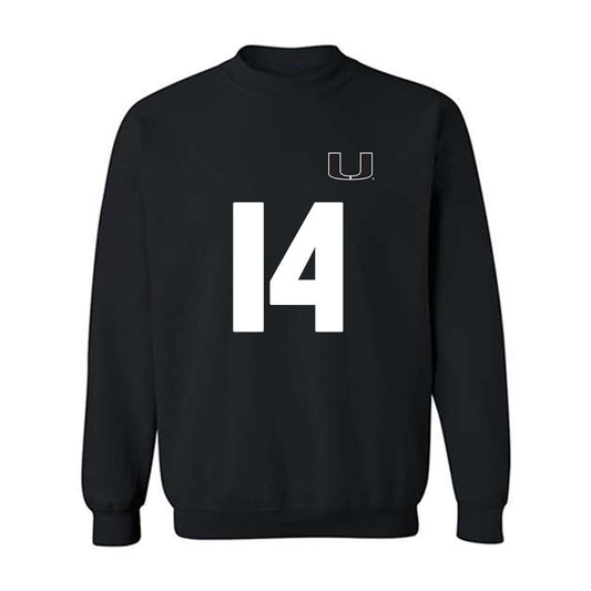 Miami - NCAA Women's Soccer : Taylor Maxwell - Replica Shersey Crewneck Sweatshirt-0
