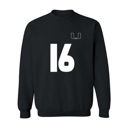 Miami - NCAA Women's Soccer : Sarah Greiner - Replica Shersey Crewneck Sweatshirt-0
