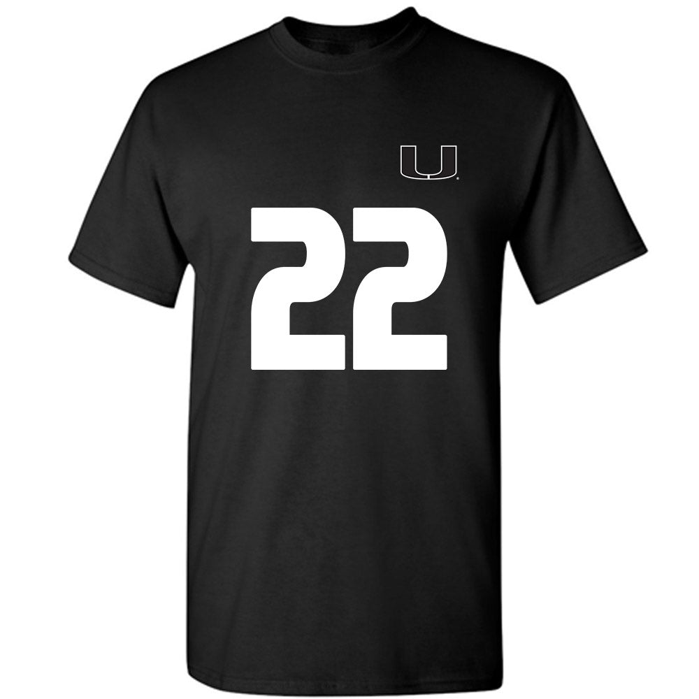 Miami - NCAA Women's Soccer : Brie Severns - Replica Shersey T-Shirt-0