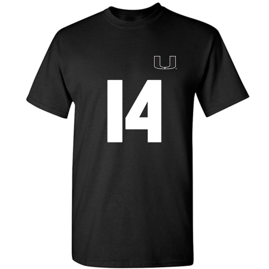 Miami - NCAA Women's Soccer : Taylor Maxwell - Replica Shersey T-Shirt-0